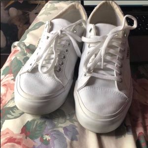 All white vans